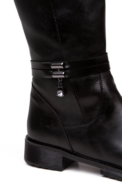 AYDOĞDU by ünal Cizme NEGRE DE FEMEI CU FERMOAR 1999000