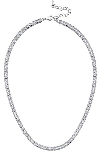 Merano Design 5mm Kare Taşlı Su Yolu Kolye