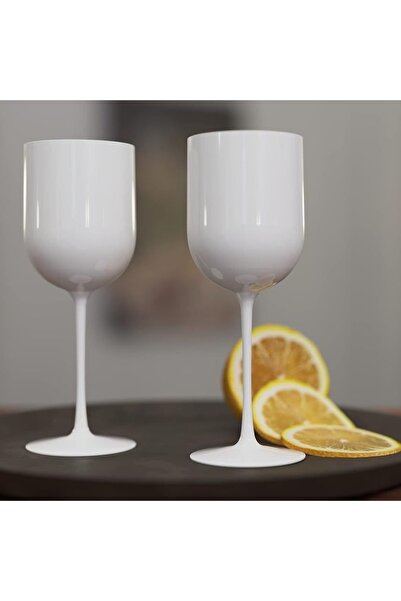 OEM Set 3 Wine Glasses Tritan, 470 ml, White, Polycarbonate, Reusable