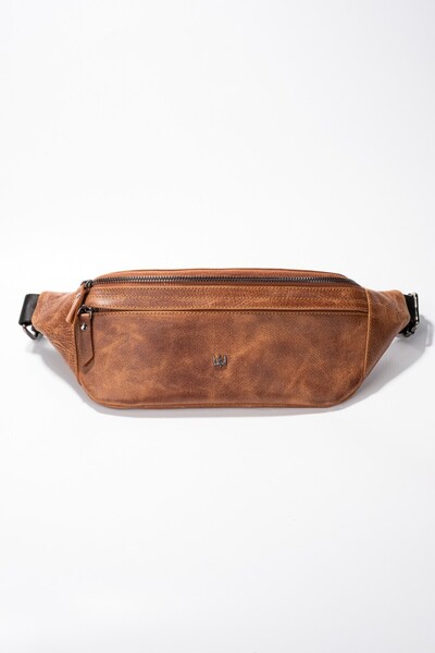 Getto Deri Genuine Leather Tudor Waist Bag