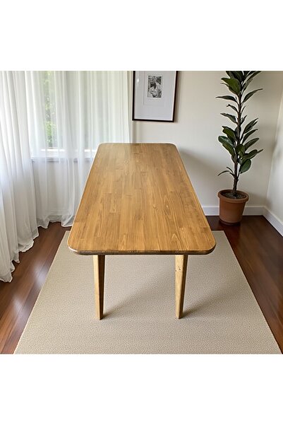 uğurlubaylar Tamamı Doğal Masif Ağaç Yemek Masası