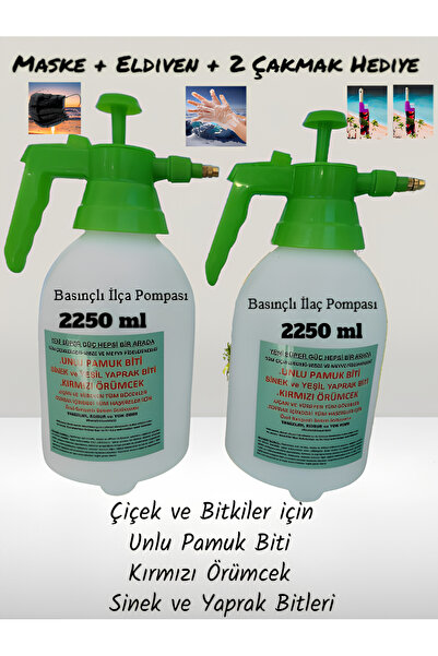 İlkadım Botanik 4,5 lt Çiçekler için Genel Haşere Temizleyici (Unlu Pamuk Bit...