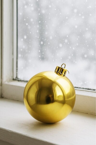 BeySüS Ornament de brad de Crăciun Cici Top 15 cm Aur