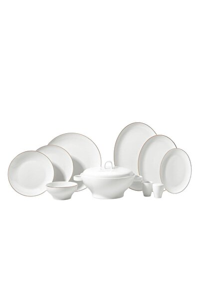 KORKMAZ Lidya Coll Gold 60 Parça Yemek Takımı A8187