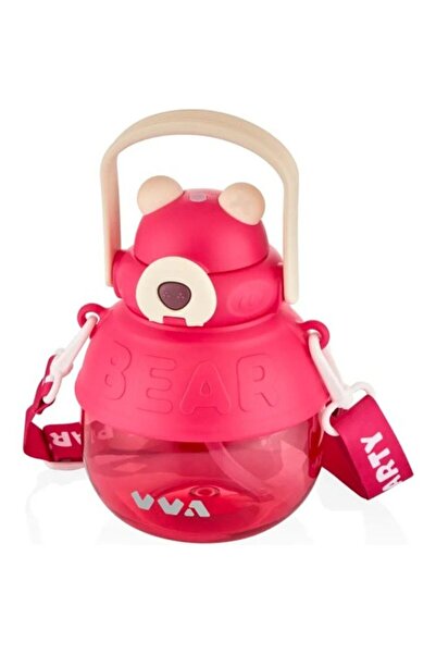 Vagonlife زجاجة مياه تريتان وردية سعة 1000 مل