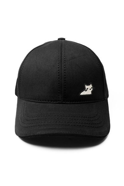 T-FUNNY Minimal Cat Embroidered Hat