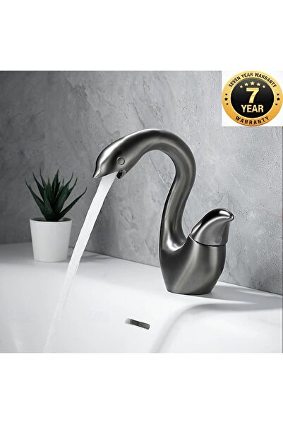 OEM Banyo Lavabo Bataryası Kuğu Model Antrasit Renk Yeni Ürün Ithal 7 Yıl Gar...