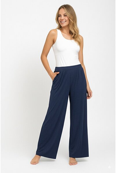 Oppland Women's Winter Trousers Ecrin Fabric Elastic Waist Jumbo Oversize Comfortable Fit Full Fit