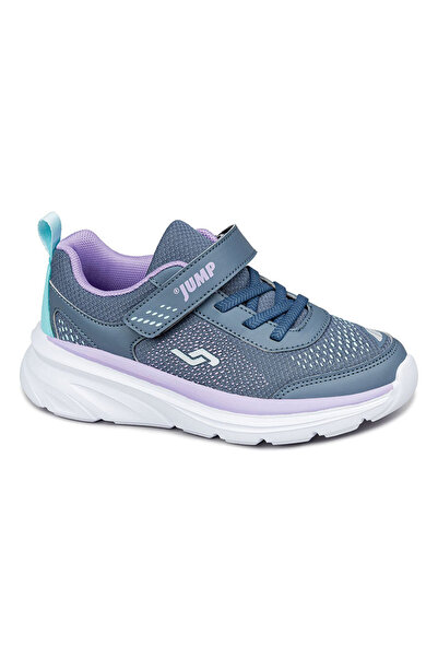 Jump 30008 Navy Blue - Purple Girl's Sneaker Casual Sneakers