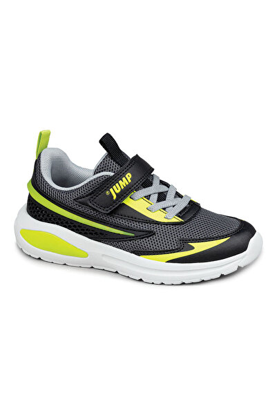 Jump 30007 Black - Neon Green Unisex Kids Sneaker Casual Sneakers