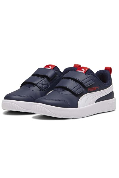 Puma Pantofi sport ortopedici pentru copii Courtflex V3 V Ps 397642 ALBASTRU ...