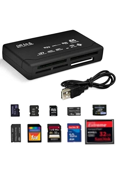 plentiful Çoklu Kart Okuyucu Usb Micro Sd Sd Mini Sd Sd Hc Card Reader