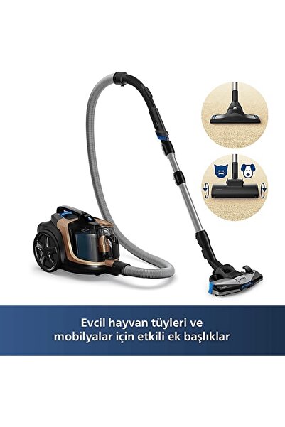 Philips 7000 Serisi Premium Elektrikli Süpürge, Olağanüstü Çekiş Gücü - Üstün...
