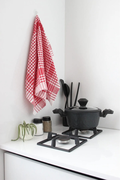 DENİZLİ ÇEYİZ 3 bucăți Pötikareli cârpă de uscare pentru bucătărie