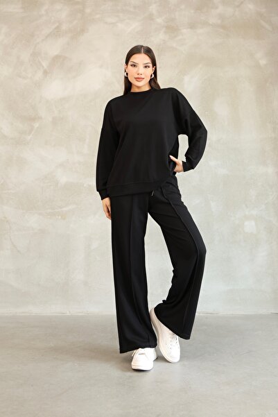 PONÇİK modal oyso kumaş eşofman takımı oversize rahat kalıp 24588