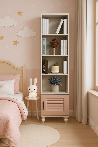 arionkids Masal Komodin & Kitaplık Set | MDF Malzeme | Şık ve Modern Kombinasyon