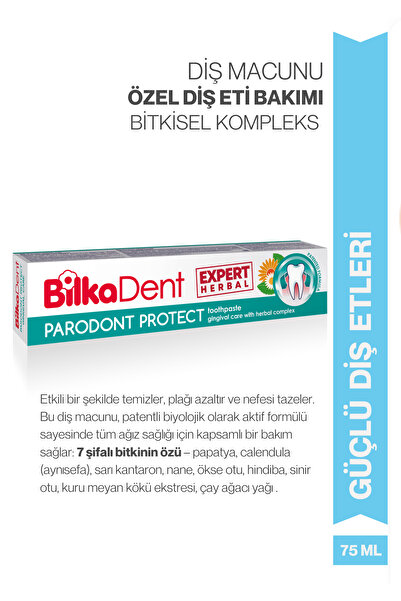 Bilka Collection Bilka Parodont Diş Macunu Herbal Complex – Sıkı ve Güçlü Diş...