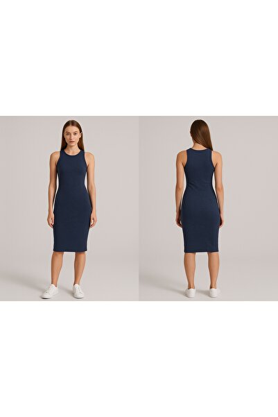 buğlem collection Halter Yaka Midi boy kaşkorse kalem elbise