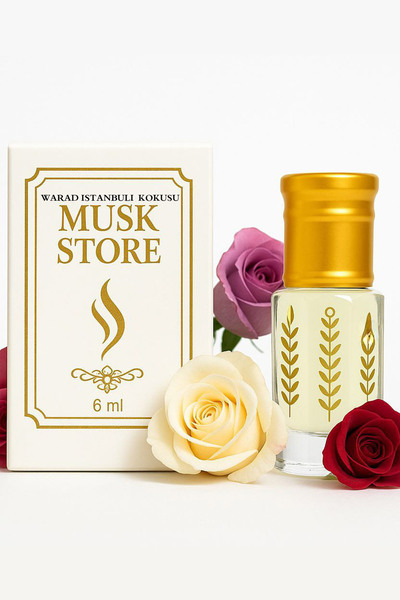 MUSK STORE Warad istanbuli kokusu Parfümü esans alkol içermeyen 6ml (İstanbul...