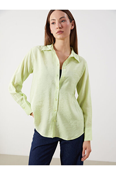 LC Waikiki Özmarka New Season Modal Blend Oversize Women's Shirt