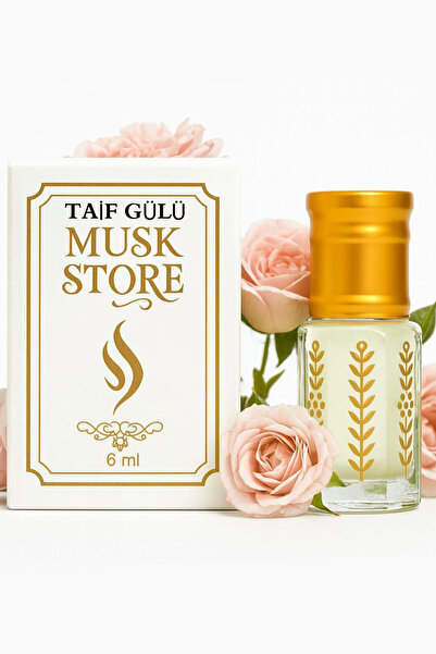 MUSK STORE TAİF GÜLÜ KOKUSU Parfümü esans alkol içermeyen 6ml zarif , taze çi...