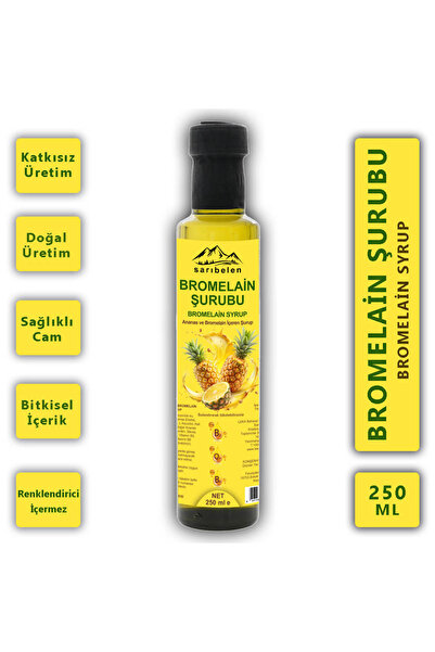 sarıbelen Bromelain Ananas İçeren Detox Şurubu 250 ml (Koenzim Q10 ve L-Karnitin İlaveli)