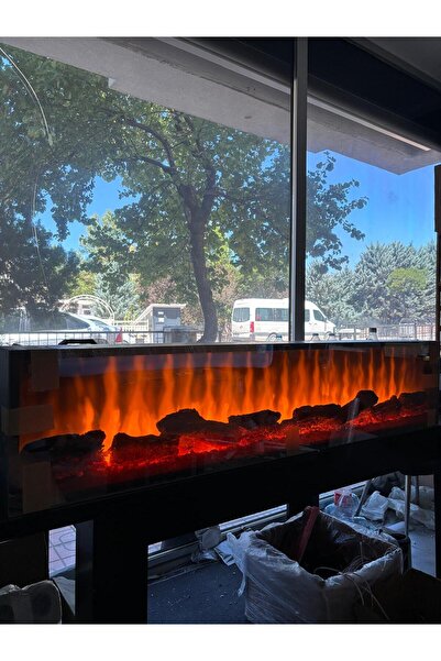 MeGulart Elektrikli Şömine 120x30 Bluetooth Premium MG Model