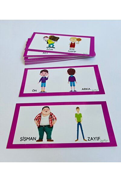 Loyameri Kidsshop بطاقات كلمات تعليمية مفيدة، 30 بطاقة، نشاط تعليمي خاص لمرحل...