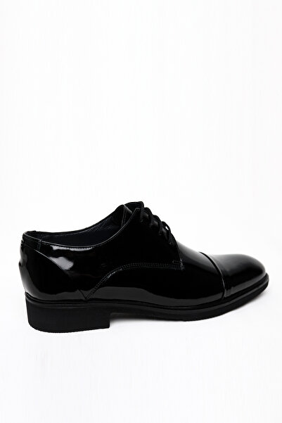 Morven Men's Black Classic Patent Leather Neolit Sole Shoes