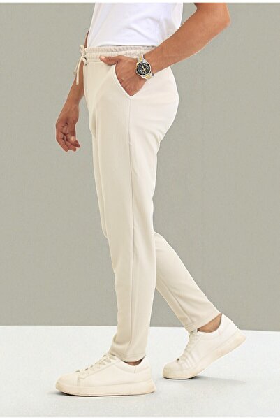 HOWWEN Men's Premium Lycra Straight Leg Jogger Sweatpants”