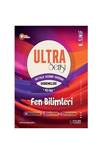 Palme Yayınevi PALME 8.SINIF ULTRA SERİSİ FEN BİLİMLERİ DENEMELERİ