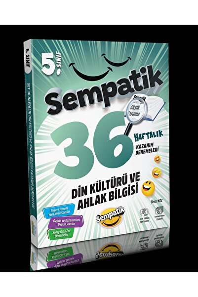 Ünlüler Karması 5.Sınıf Sempatik Din Kültürü ve Ahlak Bilgisi 36 Haftalık Kaz...