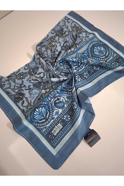 Guzeka شال فيلورا - أزرق داكن