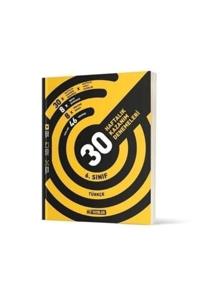 Hız Yayınları Hız 6. Sınıf Türkçe Haftalık Deneme