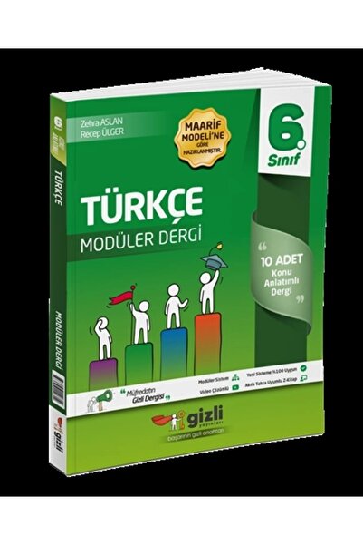 Gizli Yayınları 6. Sınıf Türkçe Müfredatın Gizli Dergisi Gizli Yayınları