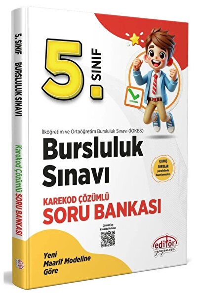 Editör Yayınevi Editör Yayınları 2025 5.Sınıf Bursluluk Sınavı Soru Bankası