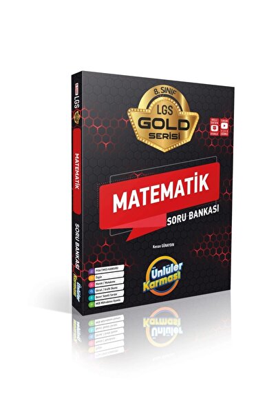 Ünlüler Karması 8. Sınıf Matematik Soru Bankası Gold Seri