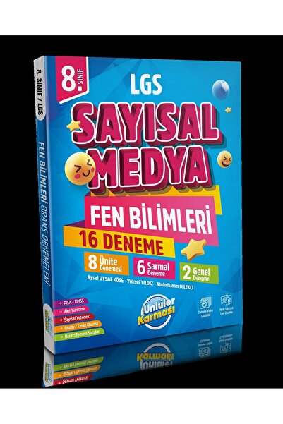 Ünlüler Karması Yayınları 8 Sınıf Lgs Ünlüler Karması Sayısal Medya Fen Bilim...