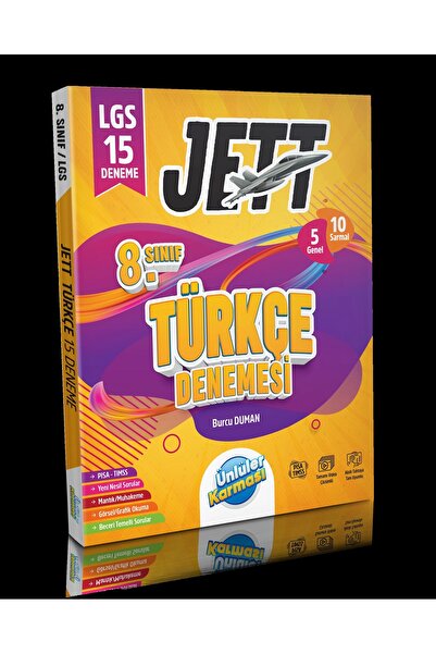 Ünlüler Karması 8. Sınıf Jett Türkçe 15 Deneme / Kollektif / Ünlüler Karması ...