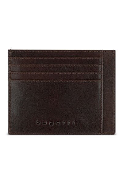 BUGATTI Neaples Kreditkartenetui RFID Schutz Leder 11.5 cm