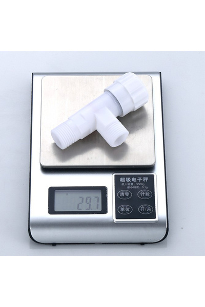 TAFASSELL 3 Pieces 1/2 Inch Angle Valve PVC Valves for Wall Mounted Plumbing