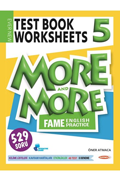 Kurmay Yayınları More and More 2025 5. Sınıf Fenomen Test Book WorkSheets