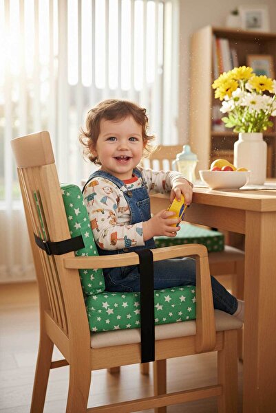 RevuBaby Mama Sandalyesi Yükseltici Minder Taşınılabilir Katlanılabilir Artan...