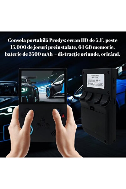 PRODYS Prodys retro portable console, +15,000 games, Need For Speed, GTA Vice City Stories, etc.