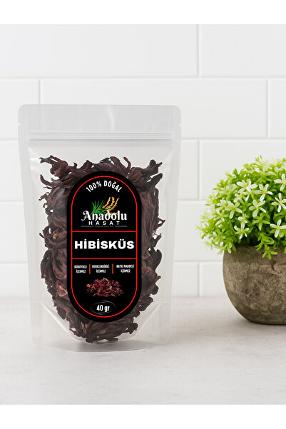 ANADOLU HASAT ANADOLUHASAT Hibisküs 40 gr Nar Çiçeği Otu Bitkisi