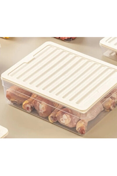 VİZYON Buzdolabı organizer set buzdolabı düzenleyici saklama kabı mikrodalga ve difriz uyumlu