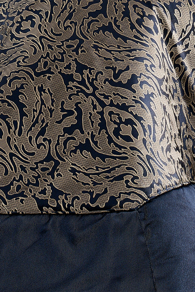 NAKIŞHAN Bella Bedspread Set-Navy Blue 3 Pieces