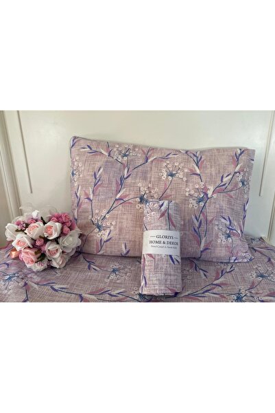 Gloriys Home & Decor Set de lenjerie de pat elastică pentru o persoană, cu im...