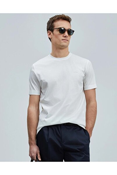 Lufian 111020262 Bran Men's Basic T-Shirt Men's T-Shirt White
