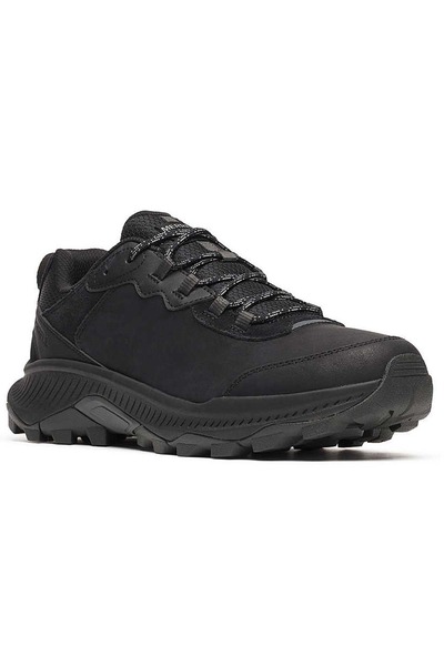 Merrell Speed ​​Strike 2 LTR J038943 Ανδρικά αθλητικά παπούτσια από γνήσιο δέρμα ΜΑΥΡΟ